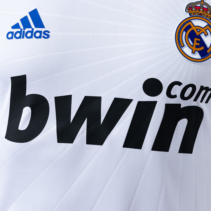 Real Madrid 2010/11 Home Player Version Retro Short Sleeve Jersey