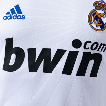 Real Madrid 2010/11 Home Player Version Retro Short Sleeve Jersey