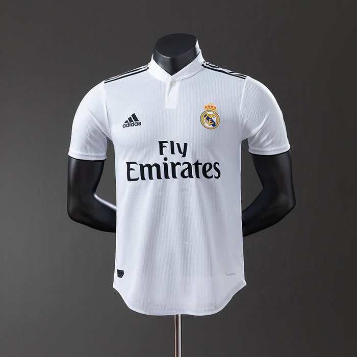 Real Madrid 2018/19 Home Player Version Retro Jersey