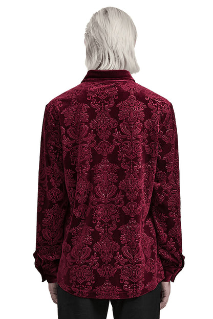 Bloodcrest Button-Up Shirt [Red]