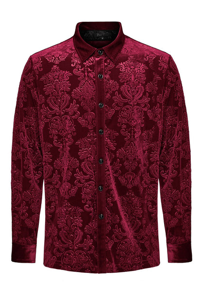 Bloodcrest Button-Up Shirt [Red]