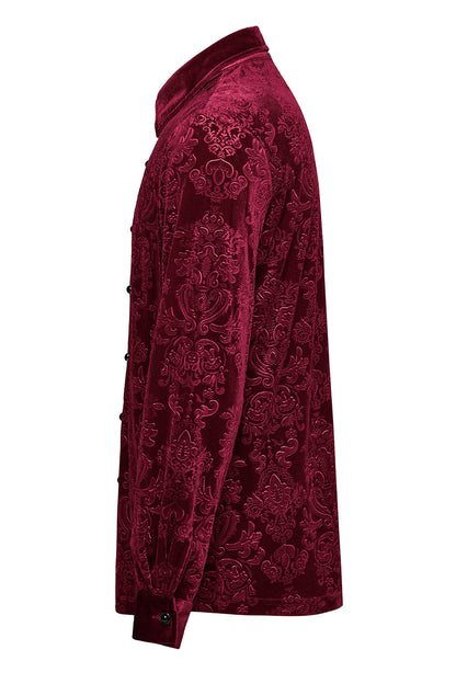 Bloodcrest Button-Up Shirt [Red]