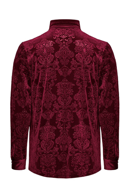 Bloodcrest Button-Up Shirt [Red]