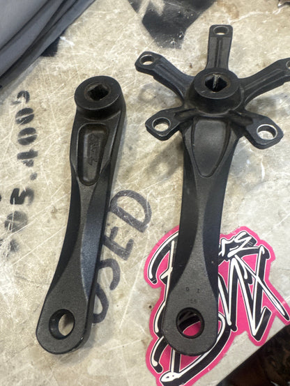 Redline 155mm square tapered 5b cranks