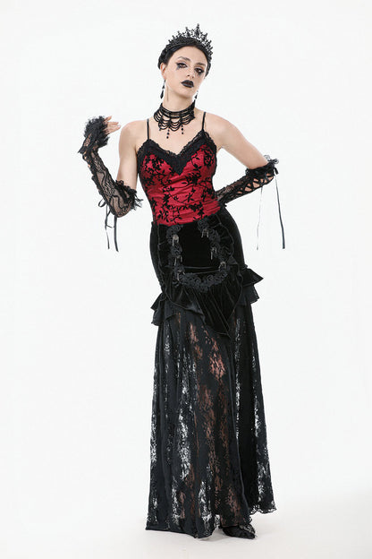 Château Noire Lace Maxi Skirt