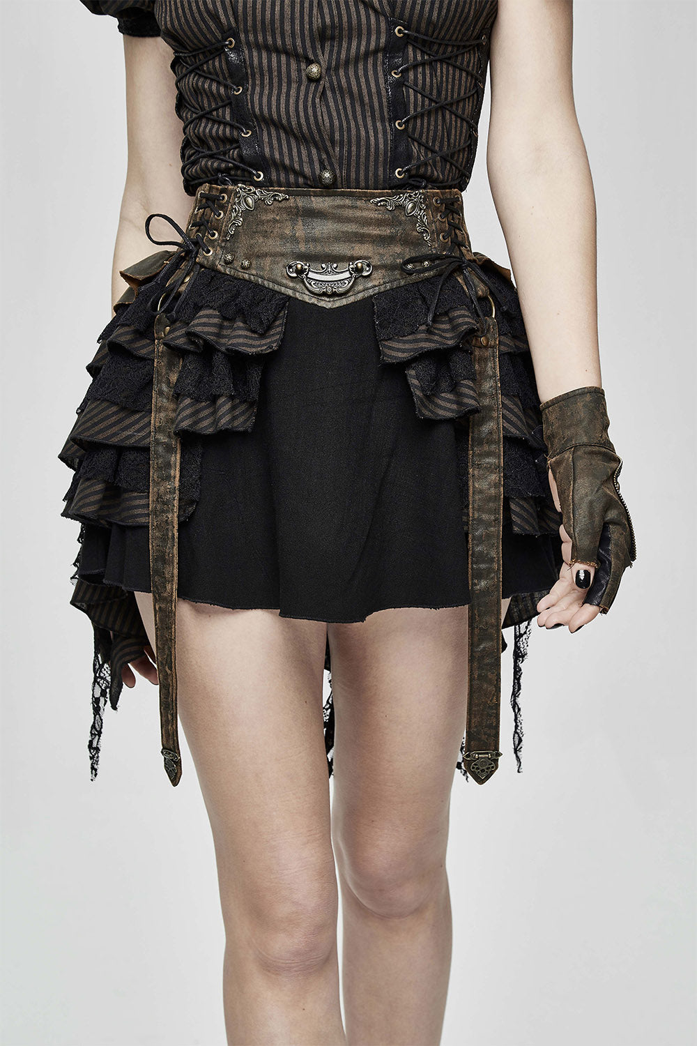 Cabinet of Curiosities Layered Ruffle Skirt