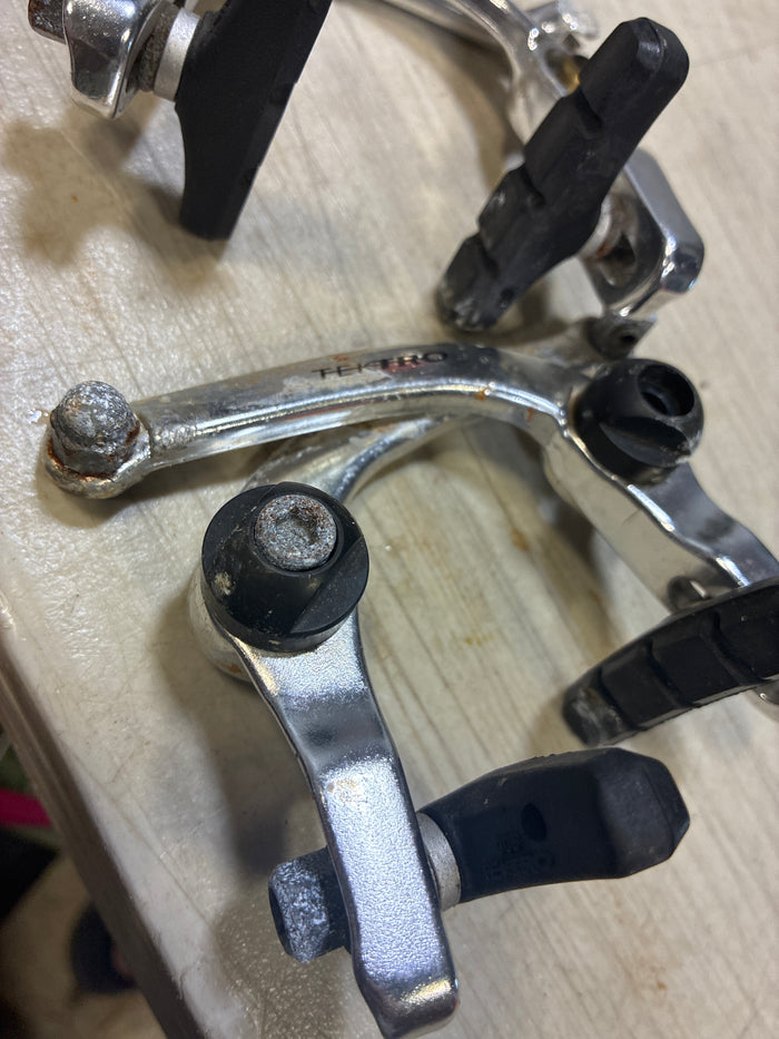 tektro front & rear 990 brakes silver