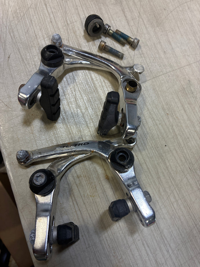 tektro front & rear 990 brakes silver