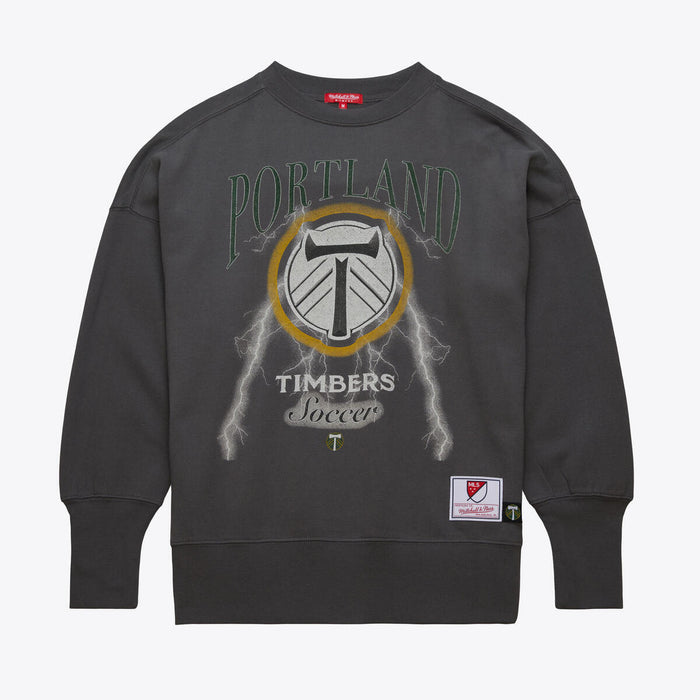 TIMBERS FC LADIES LOGO LIGHTWEIGHT CREW 4.0