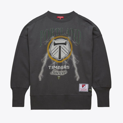 TIMBERS FC LADIES LOGO LIGHTWEIGHT CREW 4.0