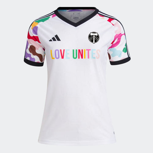 TIMBERS FC LADIES SHORT SLEEVE 2023 PRIDE TRAINING JERSEY