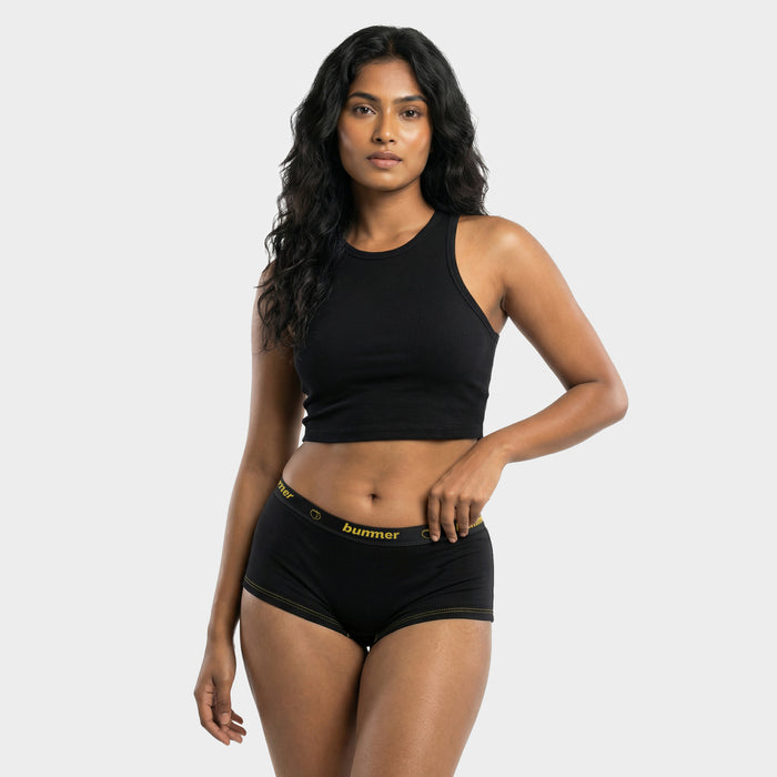 Trunks & Boy Short Matching Set - Noir