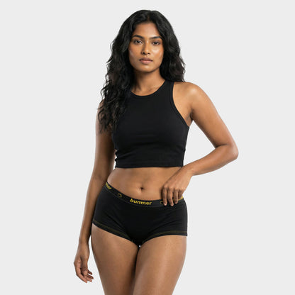 Trunks & Boy Short Matching Set - Noir