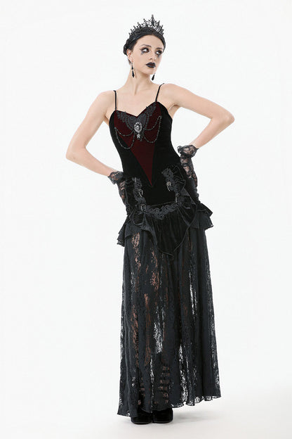 Château Noire Lace Maxi Skirt