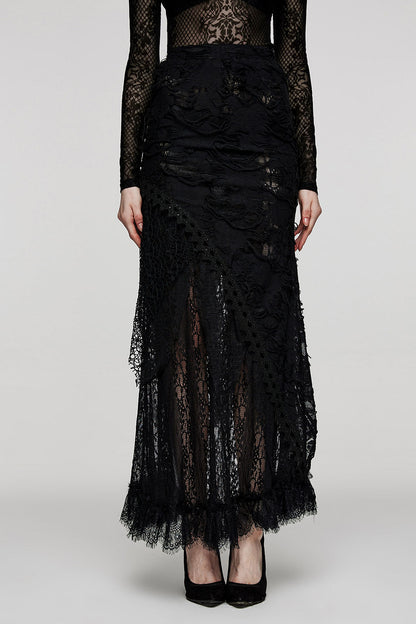 Annabel Lee Tattered Lace Skirt