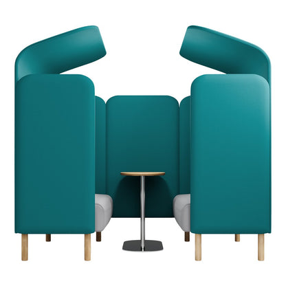 August 2-Seater Workbay - Extra Tall Back